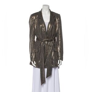 Badgley Mishka metallic evening jacket size 10 pristine condition